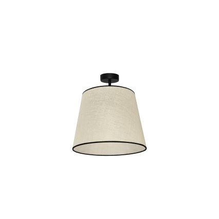 Duolla - Żyrandol natynkowy YUTE 1xE27/15W/230V śr. 38 cm szary/czarny