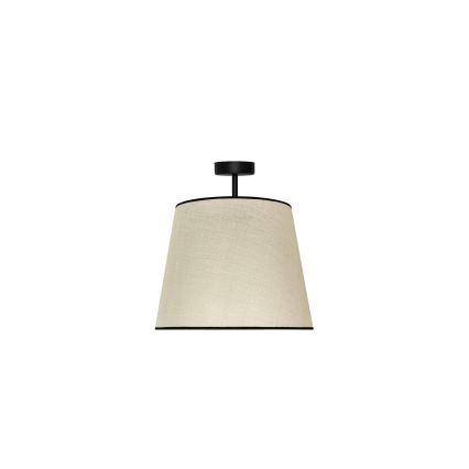 Duolla - Żyrandol natynkowy YUTE 1xE27/15W/230V śr. 38 cm szary/czarny