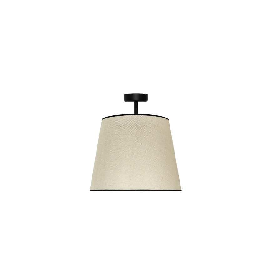 Duolla - Żyrandol natynkowy YUTE 1xE27/15W/230V śr. 38 cm szary/czarny