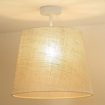 Duolla - Żyrandol natynkowy YUTE 1xE27/15W/230V śr. 38 cm szary