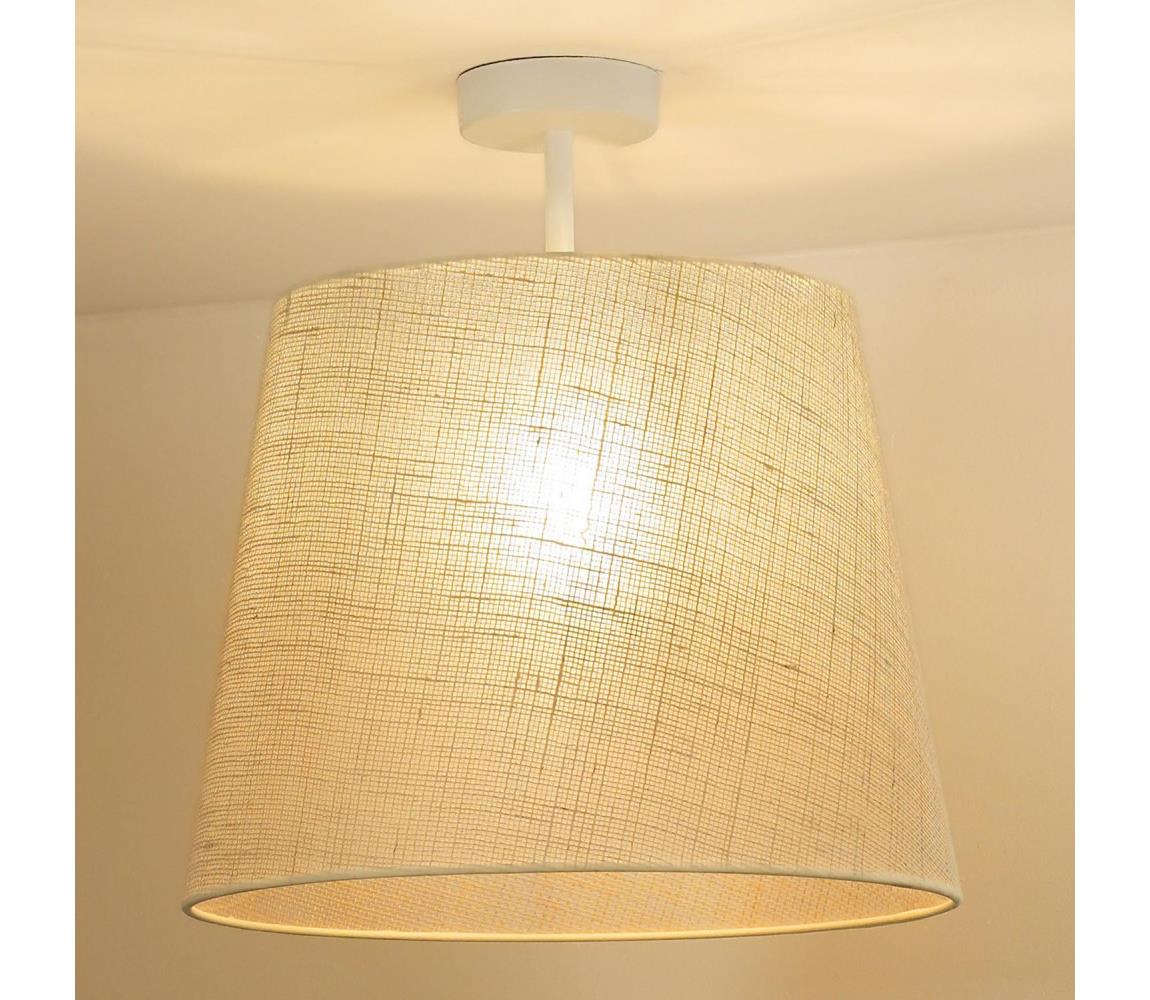 - Żyrandol natynkowy YUTE 1xE27/15W/230V śr. 38 cm szary