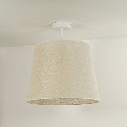 Duolla - Żyrandol natynkowy YUTE 1xE27/15W/230V śr. 38 cm szary