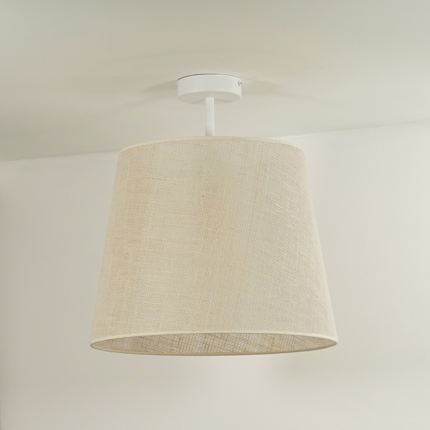 Duolla - Żyrandol natynkowy YUTE 1xE27/15W/230V śr. 38 cm szary