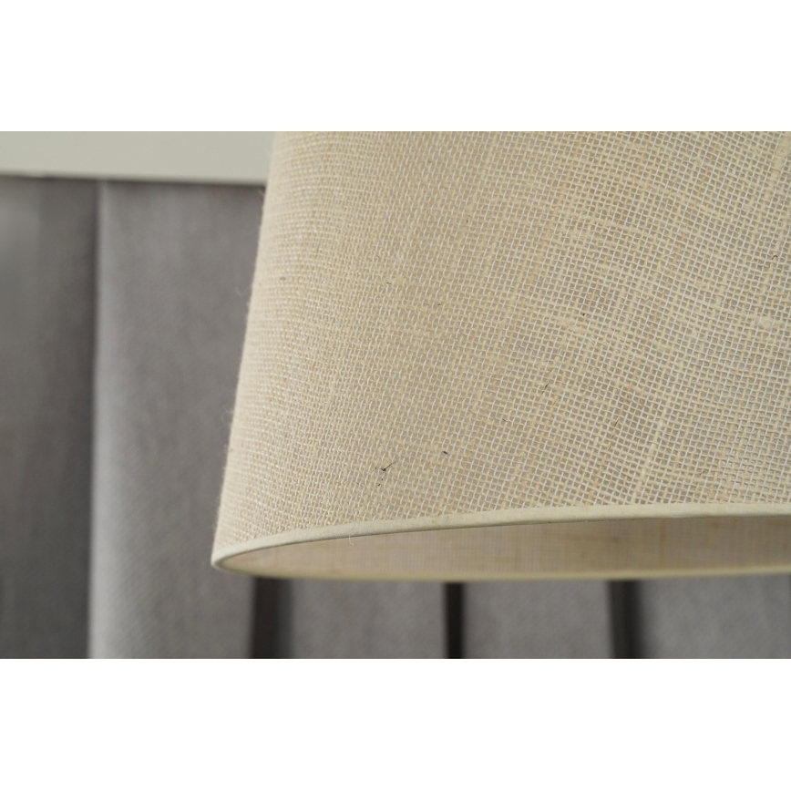 Duolla - Żyrandol natynkowy YUTE 1xE27/15W/230V śr. 38 cm szary
