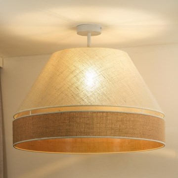 Duolla - Żyrandol natynkowy YUTE AVIGNON 1xE27/15W/230V śr. 60 cm szary/brązowy