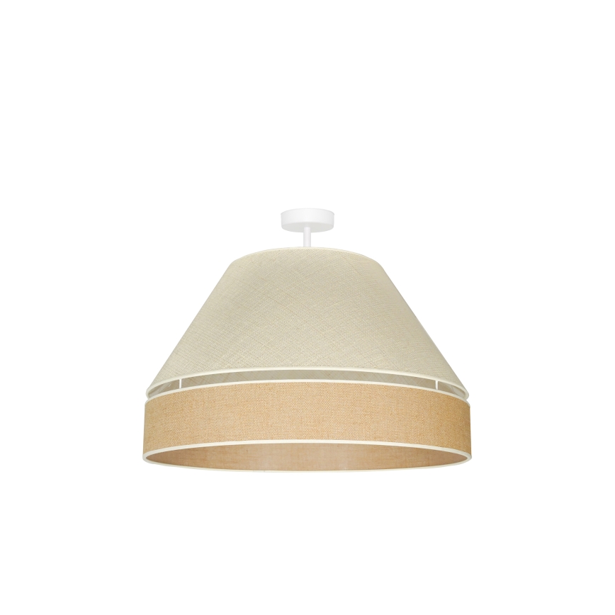Duolla - Żyrandol natynkowy YUTE AVIGNON 1xE27/15W/230V śr. 60 cm szary/brązowy
