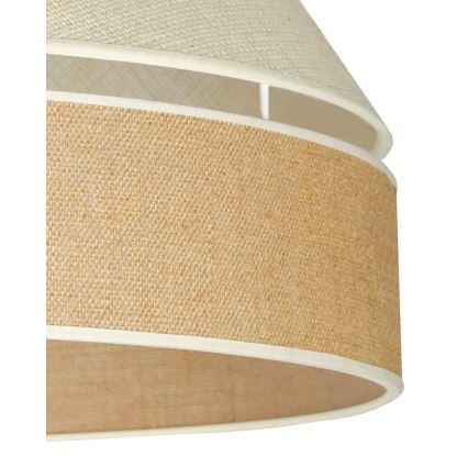 Duolla - Żyrandol natynkowy YUTE AVIGNON 1xE27/15W/230V śr. 60 cm szary/brązowy