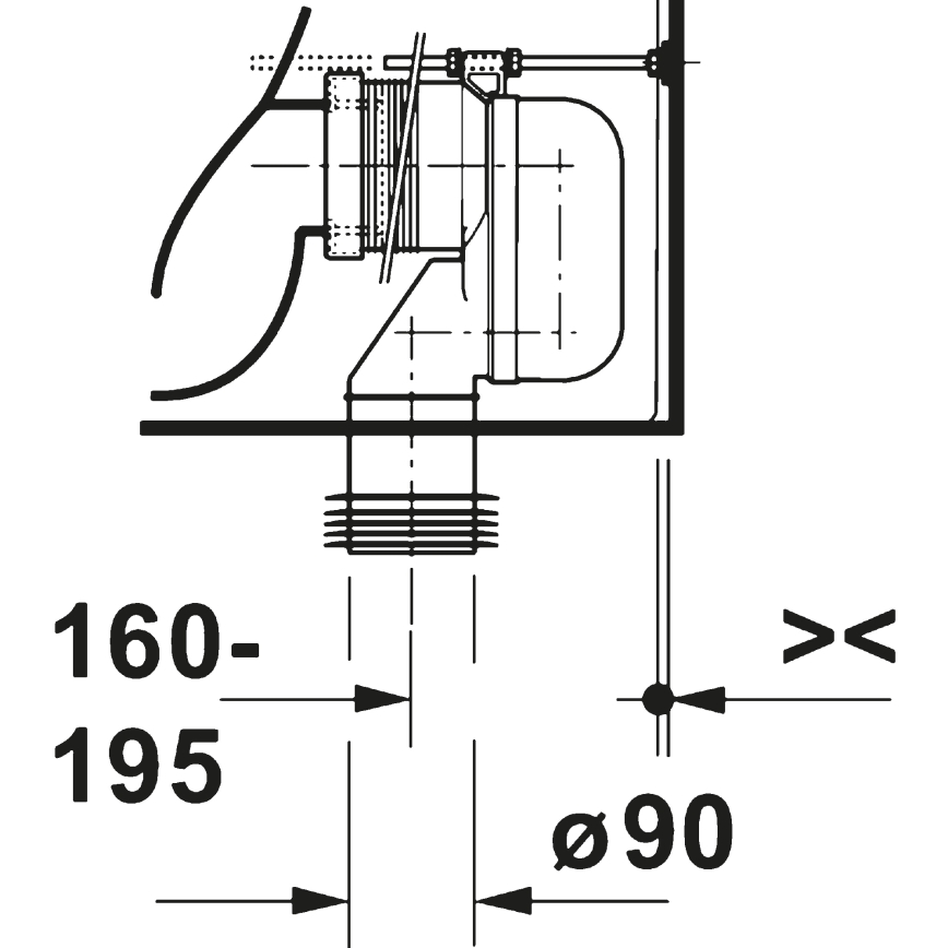 Duravit 20600900002 - WC kompakt D-CODE, ceramika, biały połysk