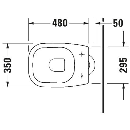 Duravit 21100100002 - WC stojące D-CODE, ceramika, biały połysk