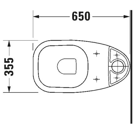 Duravit 21110100002 - WC kompakt D-CODE ceramika/biały połysk