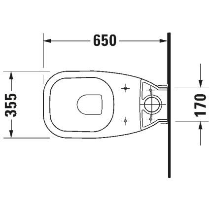 Duravit 21180900002 - kompakt WC D-CODE ceramika/biały połysk