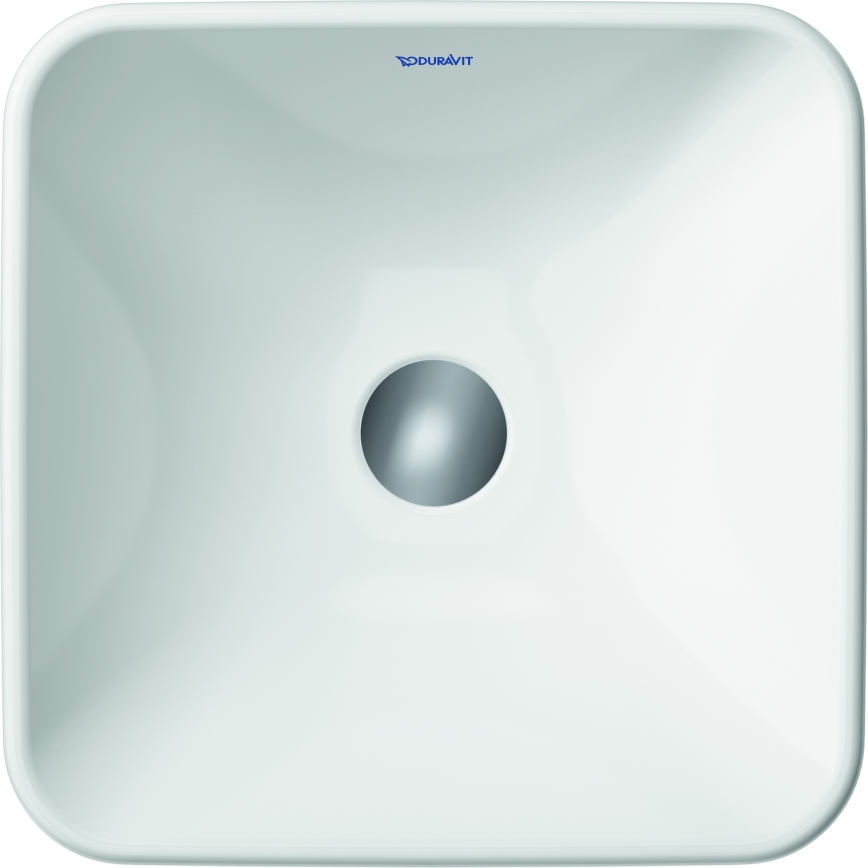 Duravit 2397400070 - Umywalka nablatowa D-NEO 40x40 cm, ceramika/biały połysk