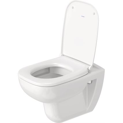 Duravit 25700920002 - Wisząca miska WC bezkołnierzowa D-CODE ceramika/biały połysk