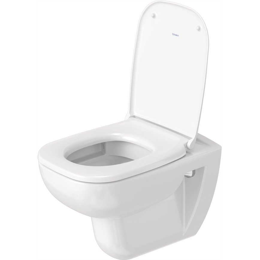 Duravit 25700920002 - Wisząca miska WC bezkołnierzowa D-CODE ceramika/biały połysk