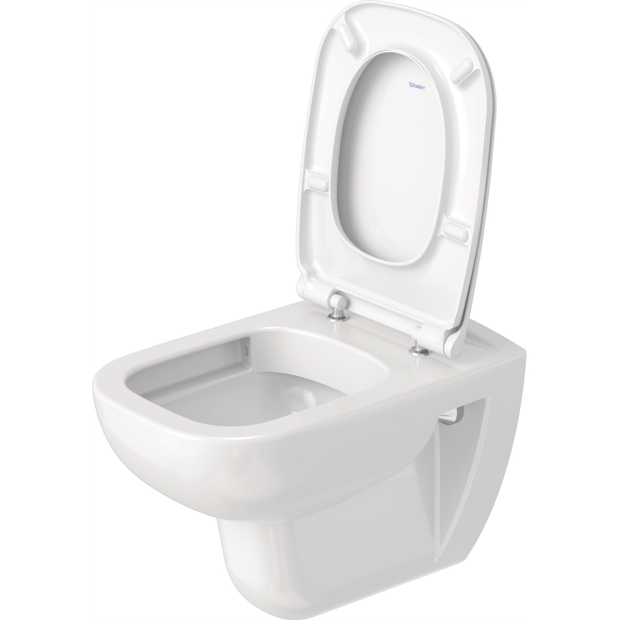 Duravit 25700920002 - Wisząca miska WC bezkołnierzowa D-CODE ceramika/biały połysk