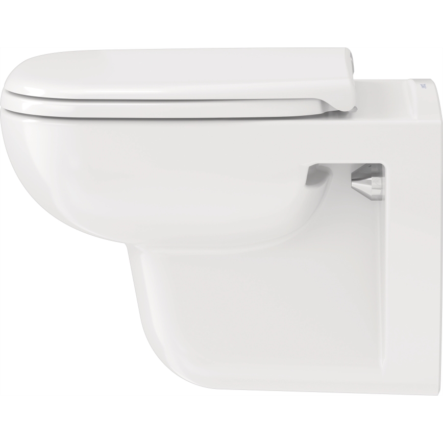 Duravit 25700920002 - Wisząca miska WC bezkołnierzowa D-CODE ceramika/biały połysk