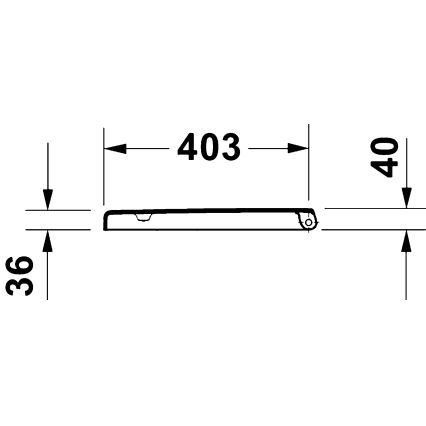 Duravit 28310000 - Deska sedesowa D-CODE 37,4x42 cm biała