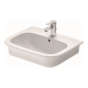 Duravit 337540000 - Umywalka wpuszczana D-CODE 54,5x43,5 cm ceramika/biały połysk
