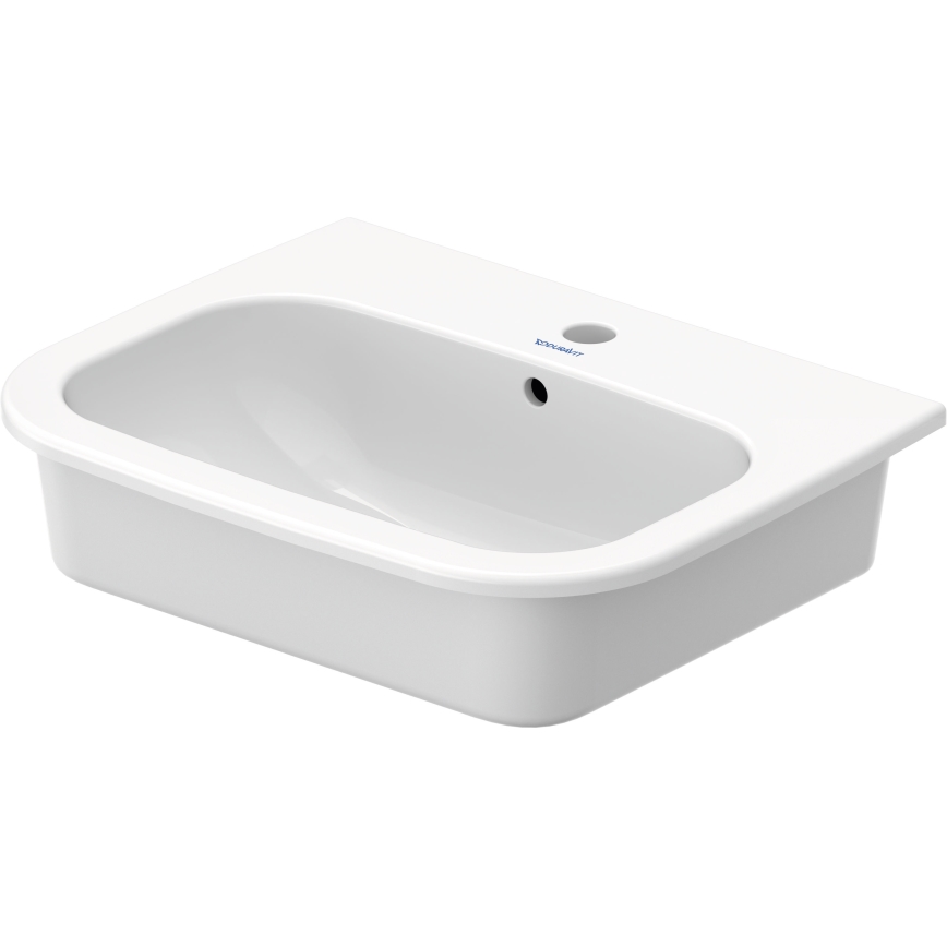 Duravit 337540000 - Umywalka wpuszczana D-CODE 54,5x43,5 cm ceramika/biały połysk