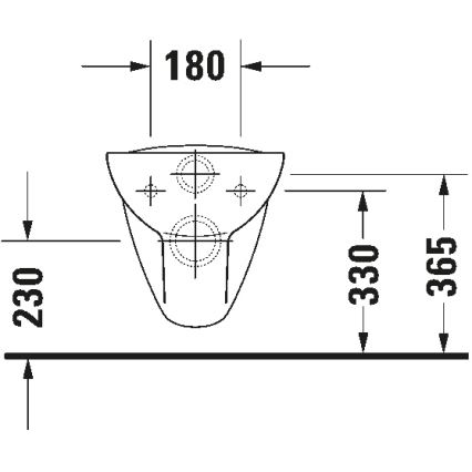Duravit 45351900A1 - Miska WC wisząca z deską sedesową D-CODE, ceramika/biały połysk