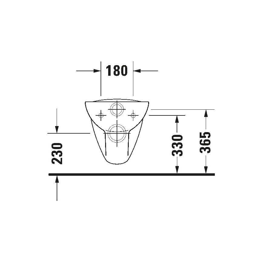 Duravit 45351900A1 - Miska WC wisząca z deską sedesową D-CODE, ceramika/biały połysk