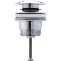Duravit 50521000 - Korek do umywalki PUSH-OPEN Ø 6,3 cm chrom błyszczący