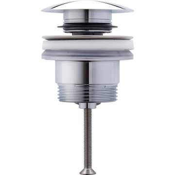 Duravit 50521000 - Korek do umywalki PUSH-OPEN Ø 6,3 cm chrom błyszczący