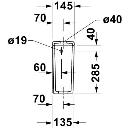 Duravit 9530000852 - Zbiornik spłukujący do WC D-CODE 4,5/3l ceramika/biała