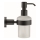 Duravit 99164600 - Dozownik mydła ścienny D-CODE 390 ml szkło mleczne/matowa czerń