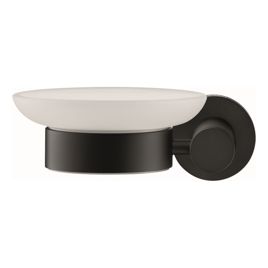 Duravit 99174600 - Naścienna mydelniczka D-CODE lewa, czarny mat