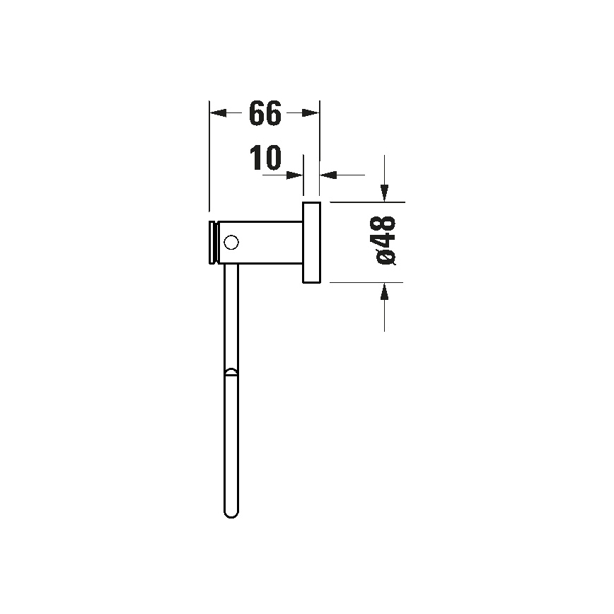 Duravit 99211000 - Wieszak ścienny na ręczniki D-CODE chrom błyszczący