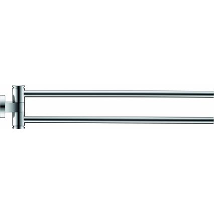 Duravit 99221000 - Naścienny wieszak na ręczniki D-CODE 44,7 cm, chrom błyszczący