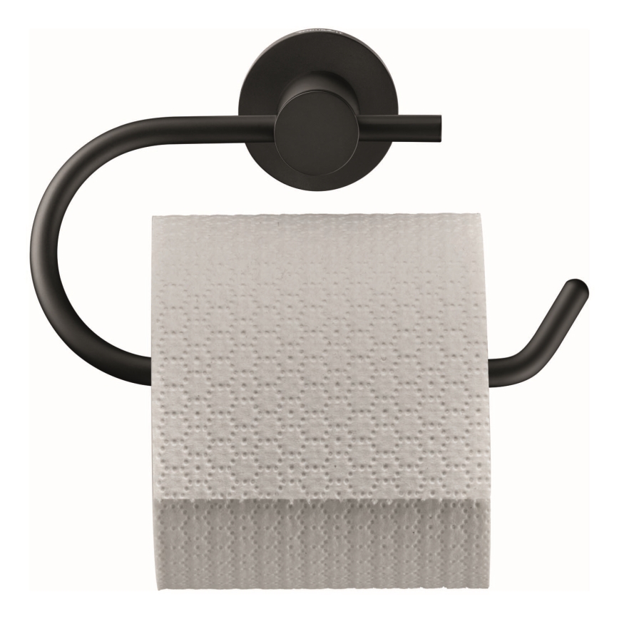 Duravit 99264600 - Uchwyt na papier toaletowy D-CODE, czarny mat