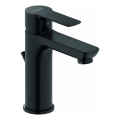 Duravit DC1023001046 - bateria umywalkowa z zestawem odpływowym D-CODE czarny mat