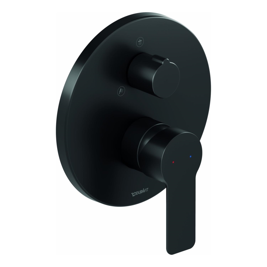 Duravit DC4210012046 - Bateria prysznicowa do instalacji podtynkowej D-CODE czarny mat