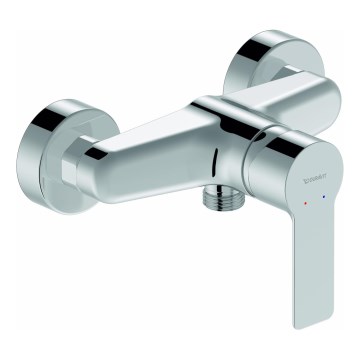 Duravit DC4230001010 - Ścienna bateria bidetowa D-CODE, chrom błyszczący