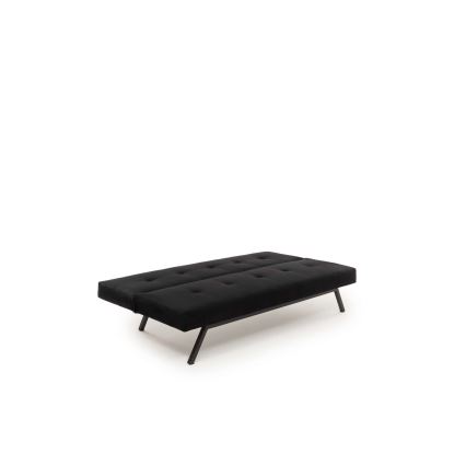 Dwuosobowa rozkładana sofa BAKU, czarna