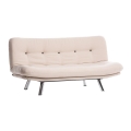 Dwuosobowa rozkładana sofa BAKU kremowa