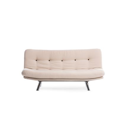 Dwuosobowa rozkładana sofa BAKU kremowa
