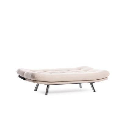 Dwuosobowa rozkładana sofa BAKU kremowa