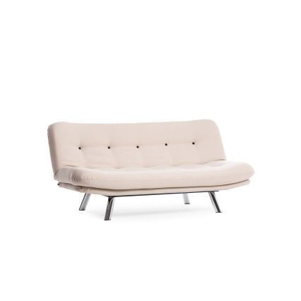 Dwuosobowa rozkładana sofa BAKU kremowa