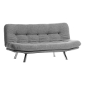 Dwuosobowa rozkładana sofa BINA jasnoszara