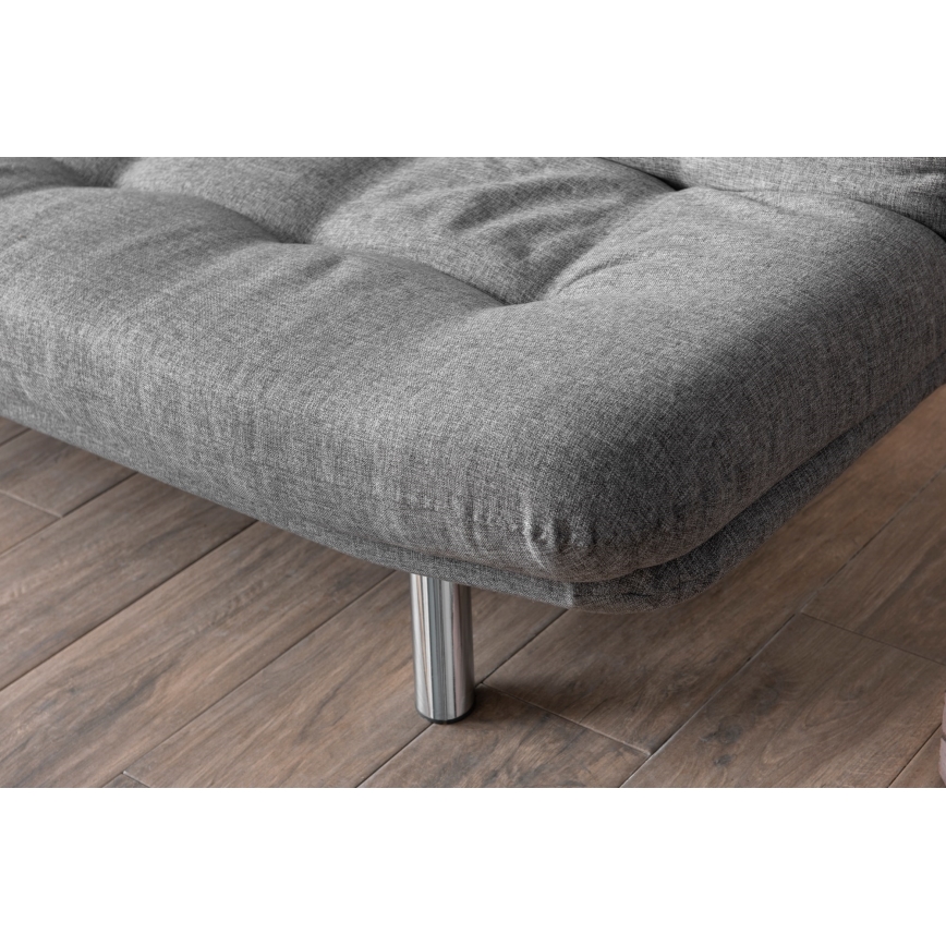 Dwuosobowa rozkładana sofa BINA jasnoszara