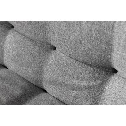 Dwuosobowa rozkładana sofa BINA jasnoszara