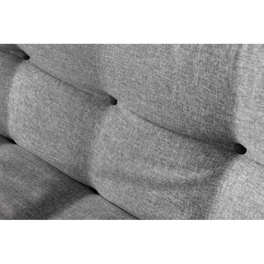 Dwuosobowa rozkładana sofa BINA jasnoszara