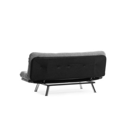 Dwuosobowa rozkładana sofa BINA jasnoszara