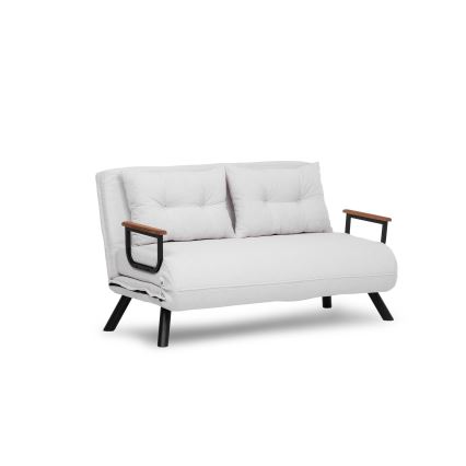 Dwuosobowa rozkładana sofa QIRA biała