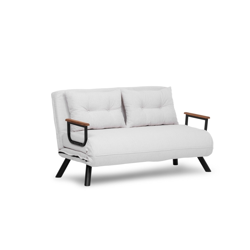 Dwuosobowa rozkładana sofa QIRA biała