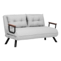 Dwuosobowa rozkładana sofa QIRA szara