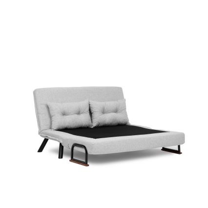 Dwuosobowa rozkładana sofa QIRA szara